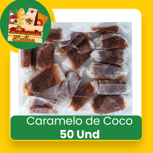 Caramelo de Coco Tradicional 50 Unidades