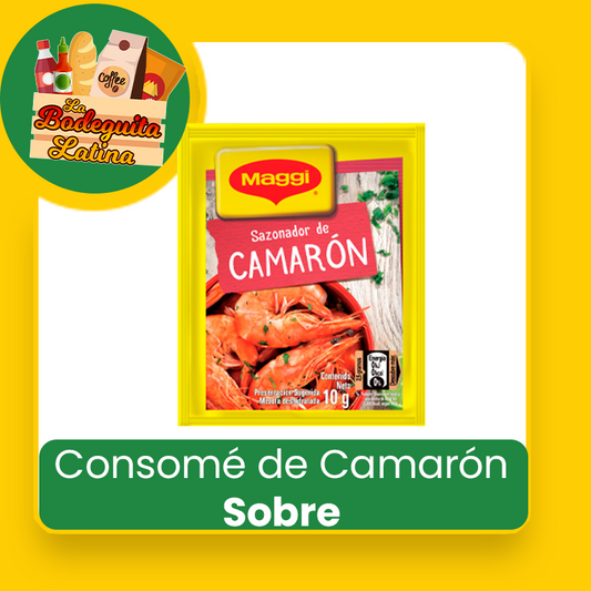 Consume de Camarón Maggi Sobre