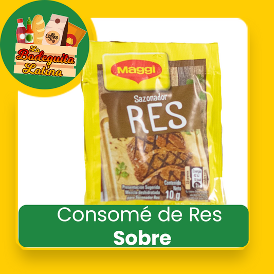 Consume de Res Maggi Sobre