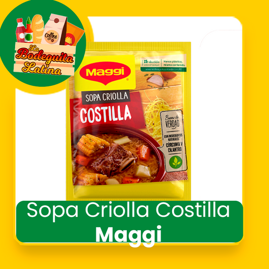 Sopa Criolla de Costilla Maggi